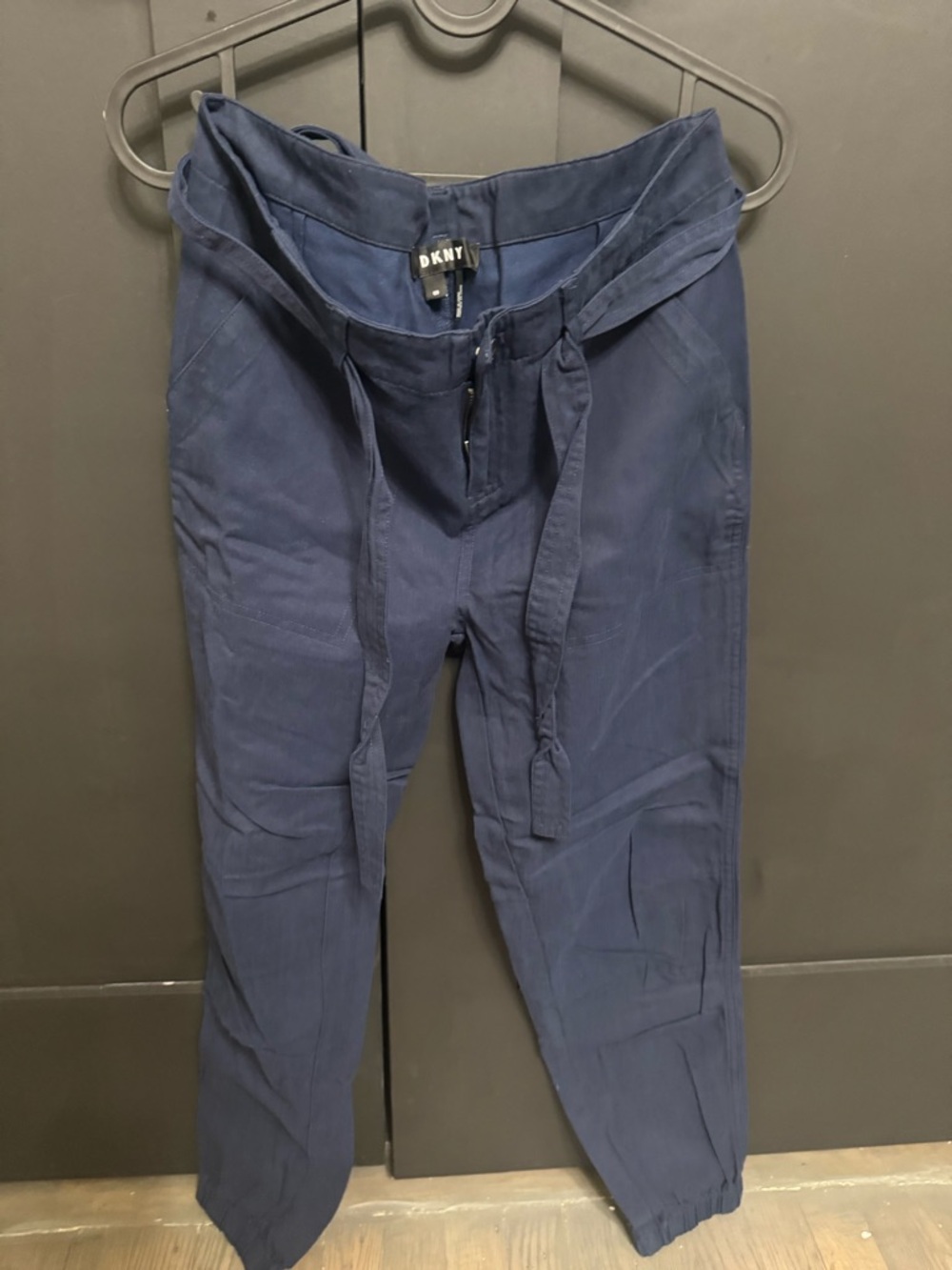 DKNYC Men's Dark Navy Drawstring Jogger Pants